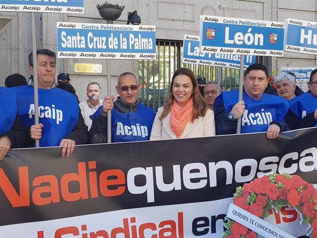 Protesta de miembros del sindicato de Acaip | ACAIP ep protestamiembrossindicatoacaip