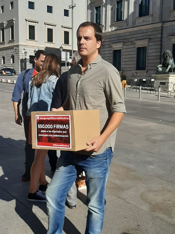 ep txerra pardina impulsor de la campana no curras no cobras frente al congreso
