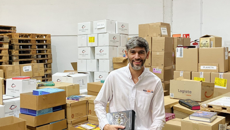 juan jose daza director comercial y de marketing de buscalibre en bodega de barcelona 