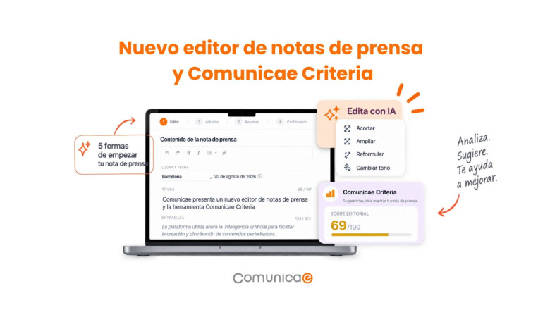nuevo editor de notas de prensa y comunicae criteria   nota de prensa 20260917141955 