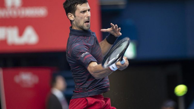 ep 01 october 2019 japan tokyo serbian tennis player novak djokovic returns to australian alexei