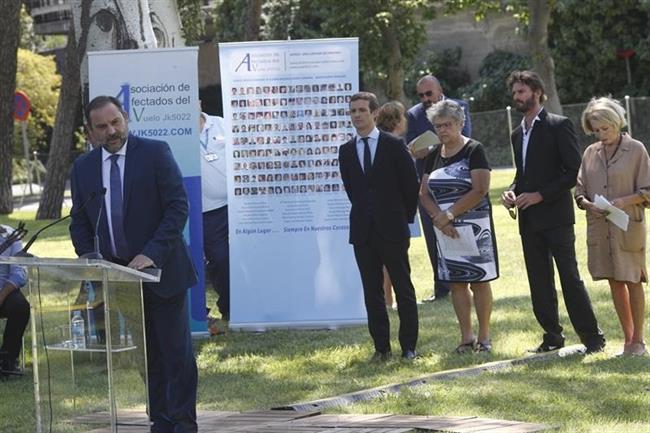 Actos de homenaje del décimo aniversario del accidente de Spanair | EUROPA PRESS ep actoshomenajedecimo aniversarioaccidentespanair