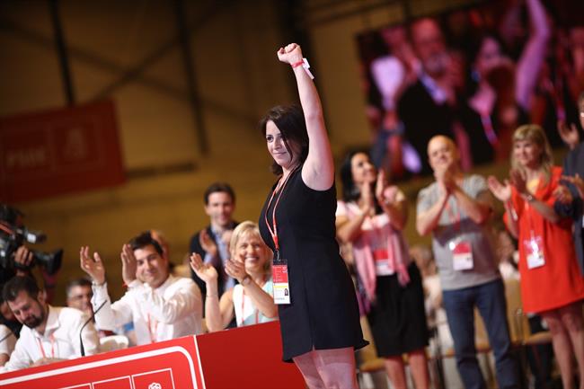 Adriana Lastra durante el Congreso del PSOE | EUROPA PRESS ep adriana lastra durantecongresopsoe