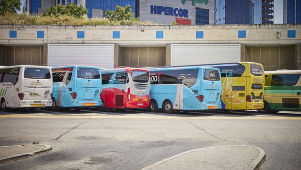 ep archivo autobuses en la estacion de mendez alvaro ep archivo autobuses en la estacion de mendez alvaro
