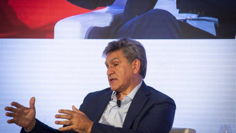 Archivo - El vicepresidente de Banco Santander, José Antonio Álvarez, durante la V Jornada de Banca del periódico ‘elEconomista’, en el Hotel Villa Magna de Madrid, a 4 de octubre de 2022, en Madrid (España). | Juan Barbosa - Europa Press - Archivo ep archivo el vicepresidente de banco santander jose antonio alvarez durante la v jornada de banca
