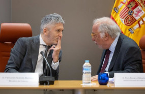 ep archivo   i d el ministro del interior fernando grande marlaska y el director general de trafico