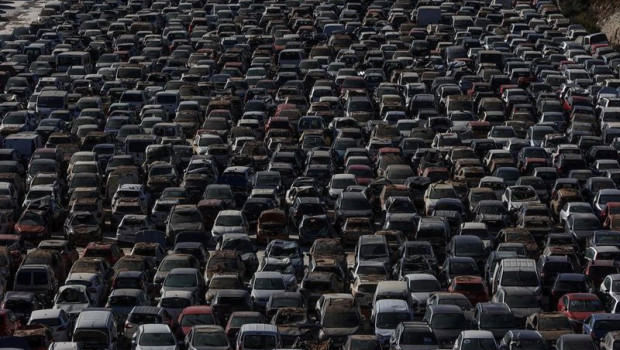 ep archivo vista aerea de un desguace de vehiculos ep archivo vista aerea de un desguace de vehiculos