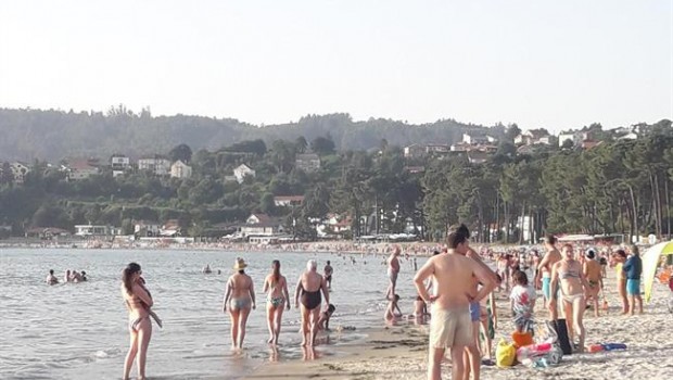 ep banistas playa sol calor temperaturas altas