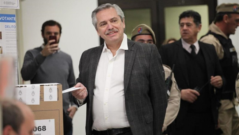 El candidato a la Presidencia de Argentina, Alberto Fernández | Claudio Santisteban/ZUMA Wire/dp / DPA ep candidatola presidenciaargentina alberto fernandez