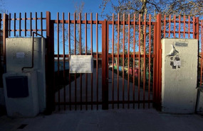 ep colegio cerrado en madrid el pasado mes de marzo tras la suspension de las clases por la pandemia