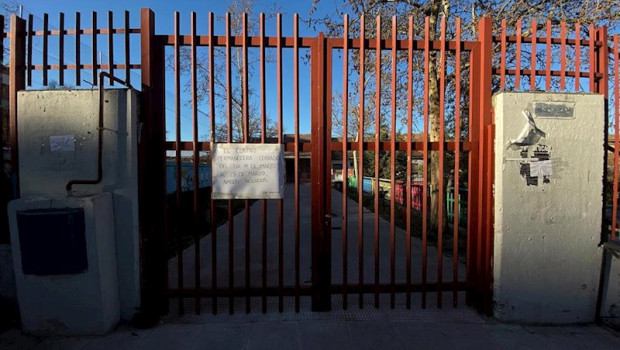 ep colegio cerrado en madrid el pasado mes de marzo tras la suspension de las clases por la pandemia
