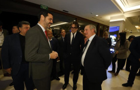 ep el ministro de industria y turismo del gobierno de espana jordi hereu a su llegada al vii foro