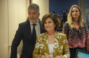 ep el ministro del interior en funciones fernando grande-marlaska y la vicepresidenta del gobierno