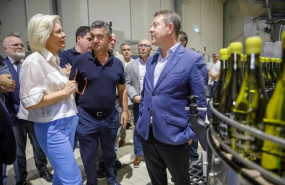 ep el presidente de castilla la mancha emiliano garcia page en casas ibanez albacete