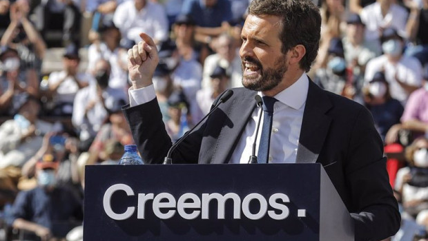 ep el presidente del pp pablo casado en el acto de clausura de la convencion nacional del pp en