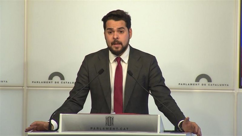 ep el secretario de comunicacion de ciudadanos fernando de paramo en rueda de prensa en el