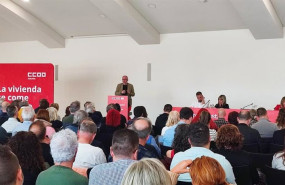 ep el secretario general de ccoo unai sordo participa en la asamblea de ccoo en asturias de las