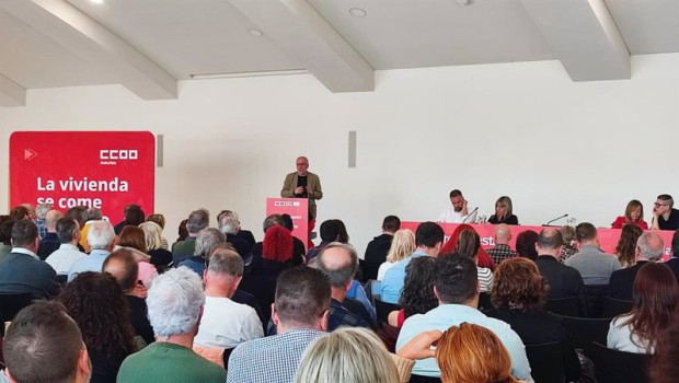 ep el secretario general de ccoo unai sordo participa en la asamblea de ccoo en asturias de las