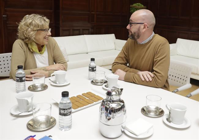 Frank Haselman con Manuela Carmena | AYUNTAMIENTO DE MADRID ep frank haselmanmanuela carmena