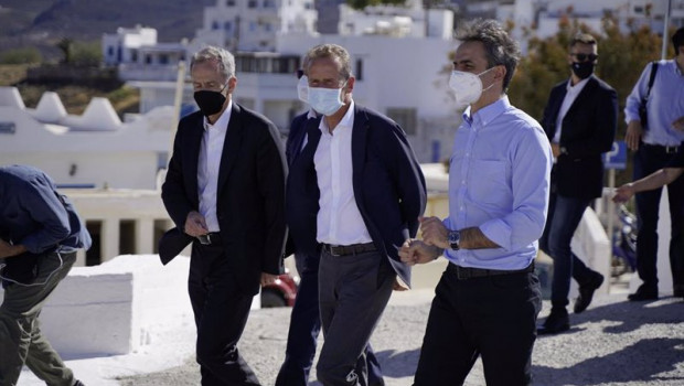 ep herbert diess y kyriakos mitsotakis en astypalea