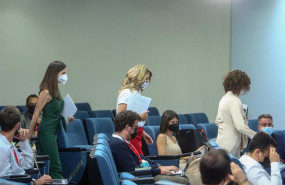 ep i d la ministra portavoz maria jesus montero la vicepresidenta tercera y ministra de trabajo y