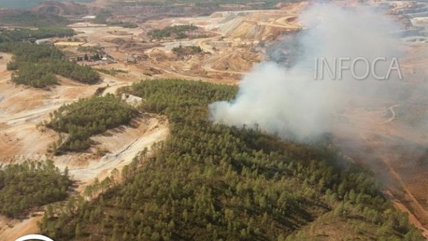 ep incendio declaradoya estabilizadonerva huelva