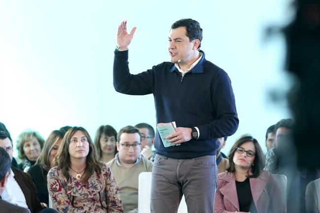 Juanma Moreno, hoy en Sevilla | EUROPA PRESS ep juanma moreno hoysevilla