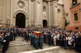 ep la catedral de granada acogio la misa funeral por el guardia civil fallecido