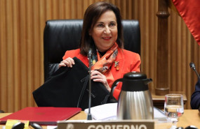 ep la ministra de defensa margarita robles durante la comision de defensa en el congreso de los