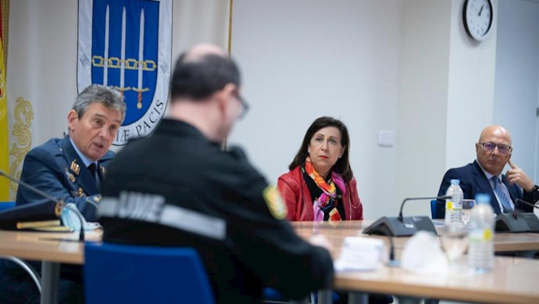 La ministra de Defensa, Margarita Robles, en una visita al Mando de Operaciones | MINISTERIO DE DEFENSA ep la ministra de defensa margarita robles en una visita al mando de operaciones