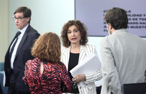 ep la ministra portavoz y de hacienda maria jesus montero al finalizar la comparecencia en rueda de 20200602194708