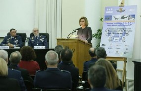 ep la ministradefensa eninauguracionlas jornadas aeroespaciales