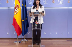ep la portavoz de vox en el congreso pepa millan durante una rueda de prensa en el congreso de los