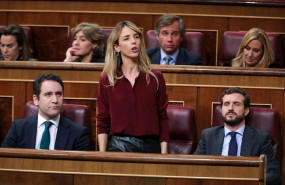ep la portavoz del partido popular en el congreso cayetana alvarez de toledo vota durante la segunda