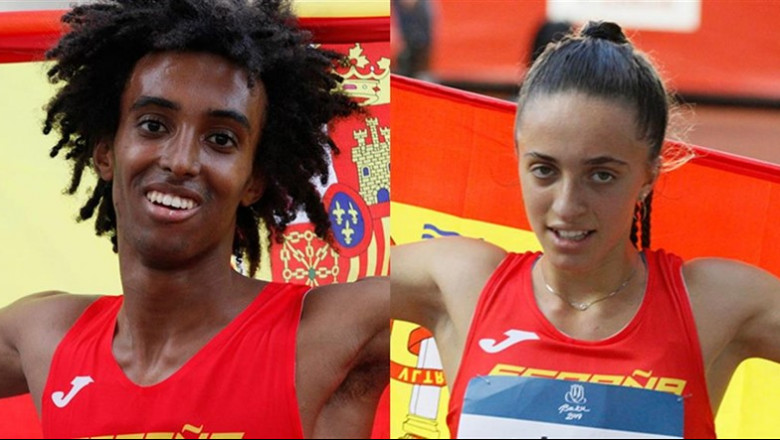 Los atletas españoles Fikadu González y Lucía Pinacchio | COE/EP ep los atletas espanoles fikadu gonzalezlucia pinacchio