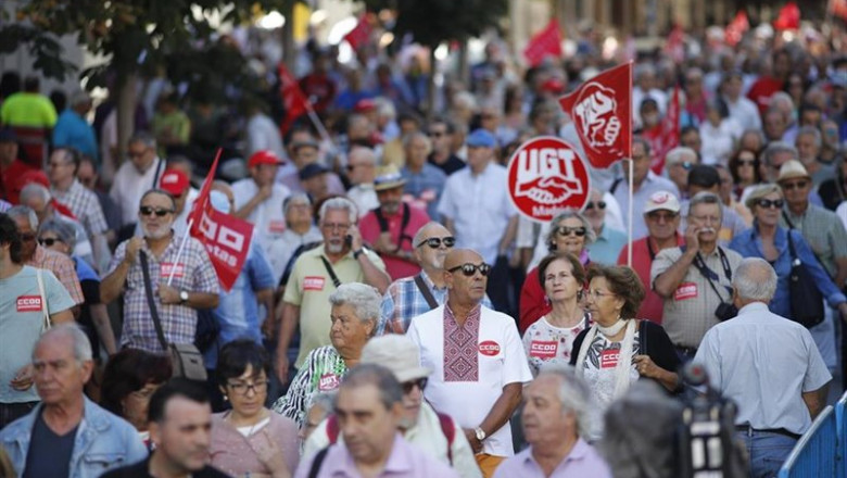 ep manifestacion en madrid de pensionistas con motivo del dia internacional de las personas mayores ep manifestacion en madrid de pensionistas con motivo del dia internacional de las personas mayores