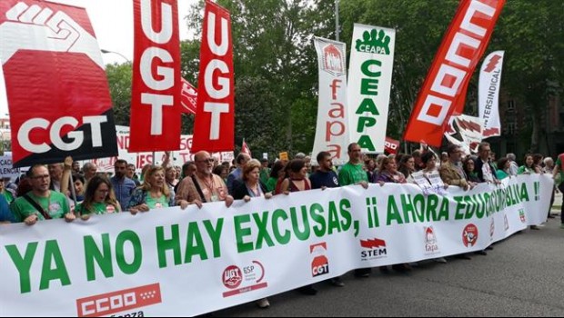 ep manifestacionmadridrecorteseducacionla lomce