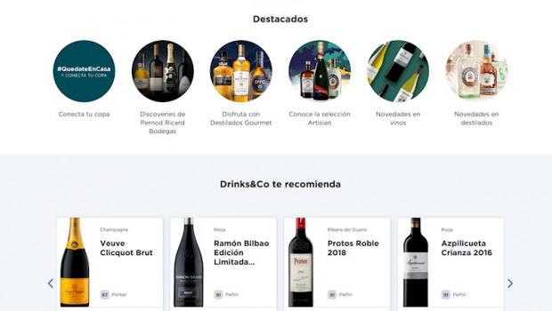 ep pagina web de drinksco