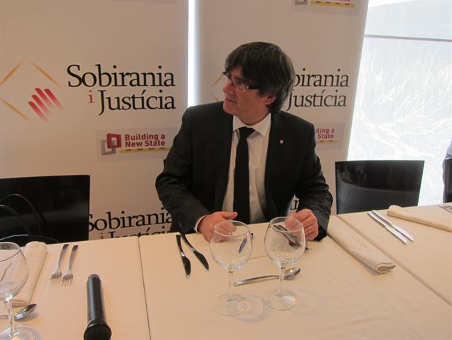 El Pte.De La Generalitat C.Puigdemont En Un Acto De Sobirania I Justícia. | EUROPA PRESS ep ptedegeneralitat cpuigdemontun actosobirania i justicia