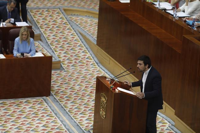 Ramón Espinar interviene en la moción de censura contra Cifuentes | EUROPA PRESS ep ramon espinar intervienela mocioncensuracifuentes
