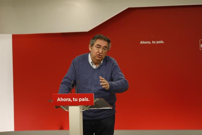 Rueda de prensa de Toni Ferrer en la sede del PSOE | EUROPA PRESS ep ruedaprensatoni ferrerla sedepsoe