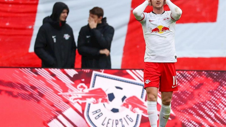 ep timo werner durante un partido con el leipzig ep timo werner durante un partido con el leipzig