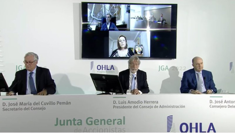 ep archivo junta de accionistas de ohla de 2022 ep archivo junta de accionistas de ohla de 2022