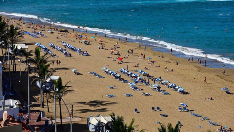 ep archivo playa de las canteras de las palmas de gran canaria ep archivo playa de las canteras de las palmas de gran canaria