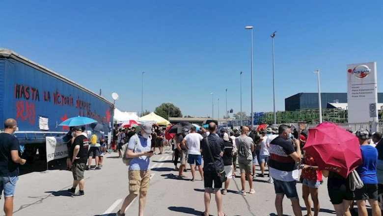 Asamblea de trabajadores de Nissan. | EUROPA PRESS ep asamblea de trabajadores de nissan