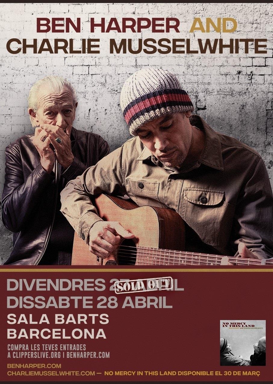 Ben Harper anuncia segunda fecha en Barcelona tras agotar entradas | CLIPPER'S LIVE ep ben harper anuncia segunda fechabarcelonaagotar entradas