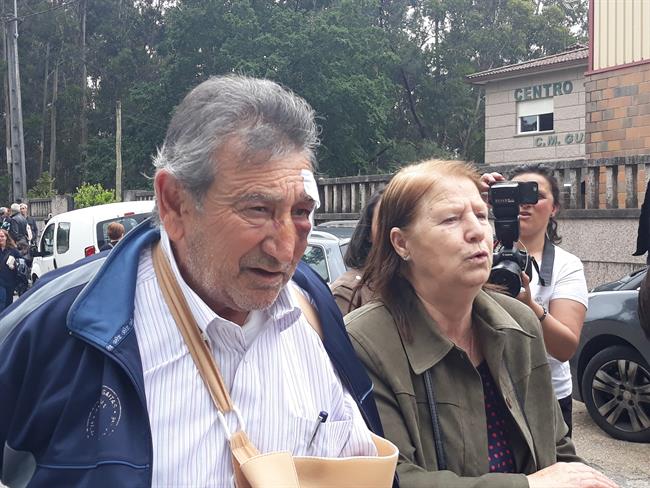 Dos de los vecinos afectados por la explosión de material pirotécnico en Tui | EUROPA PRESS ep doslos vecinos afectadosla explosionmaterial pirotecnicotui
