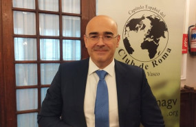 ep el consejero delegado de kutxabank eduardo ruiz de gordejuela en un encuentro del club de roma en