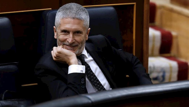 ep el ministro del interior fernando grande marlaska asiste al pleno del congreso que debate este