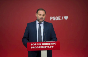 ep el secretario de organizacion del psoe y ministro de fomento en funciones jose luis abalos dando